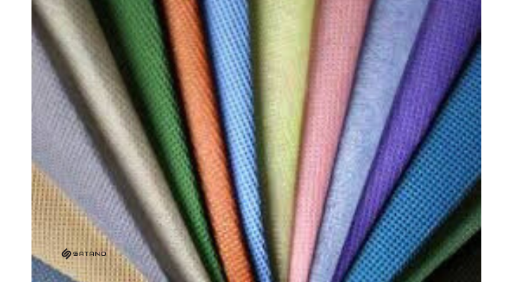Cận cảnh bề mặt vải polyester chống tia UV, kháng khuẩn, thấm hút mồ hôi