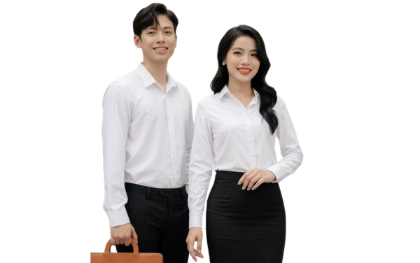 Đồng phục sơ mi doanh nghiệp chuyên nghiệp hiện đại
