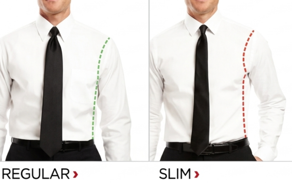 Form đồng phục sơ mi nam Regular & Slim fit
