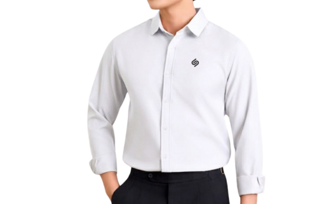 Mẫu đồng phục sơ mi trắng cơ bản