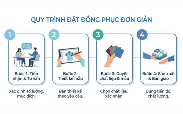 Quy trình sản xuất đồng phục teambuilding chuyên nghiệp